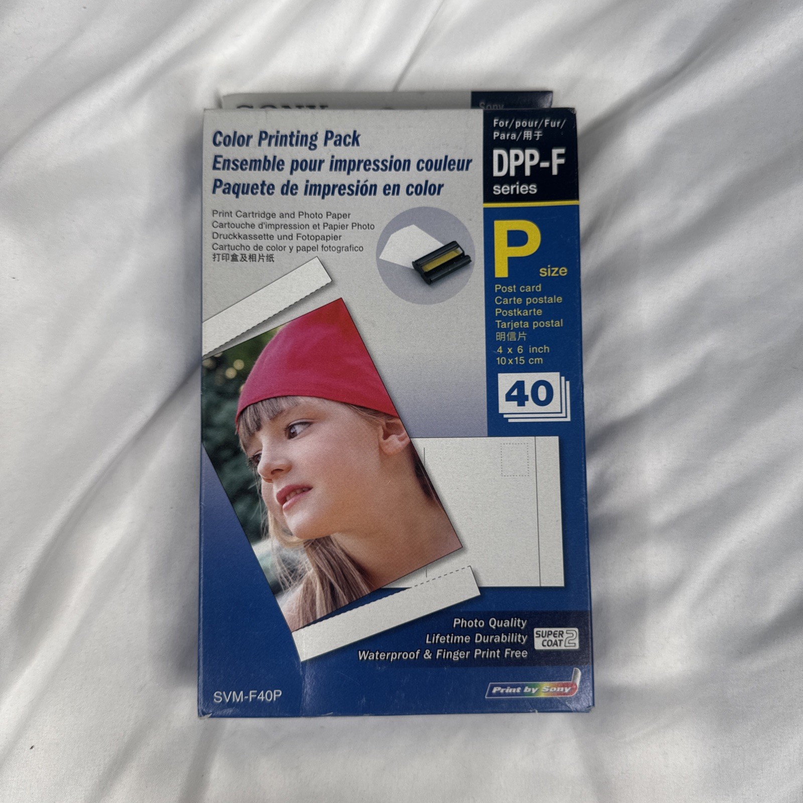 NEW Sony Color Printing Pack DPP-F Series 80x Photos SVM-F40P 2004 Japan