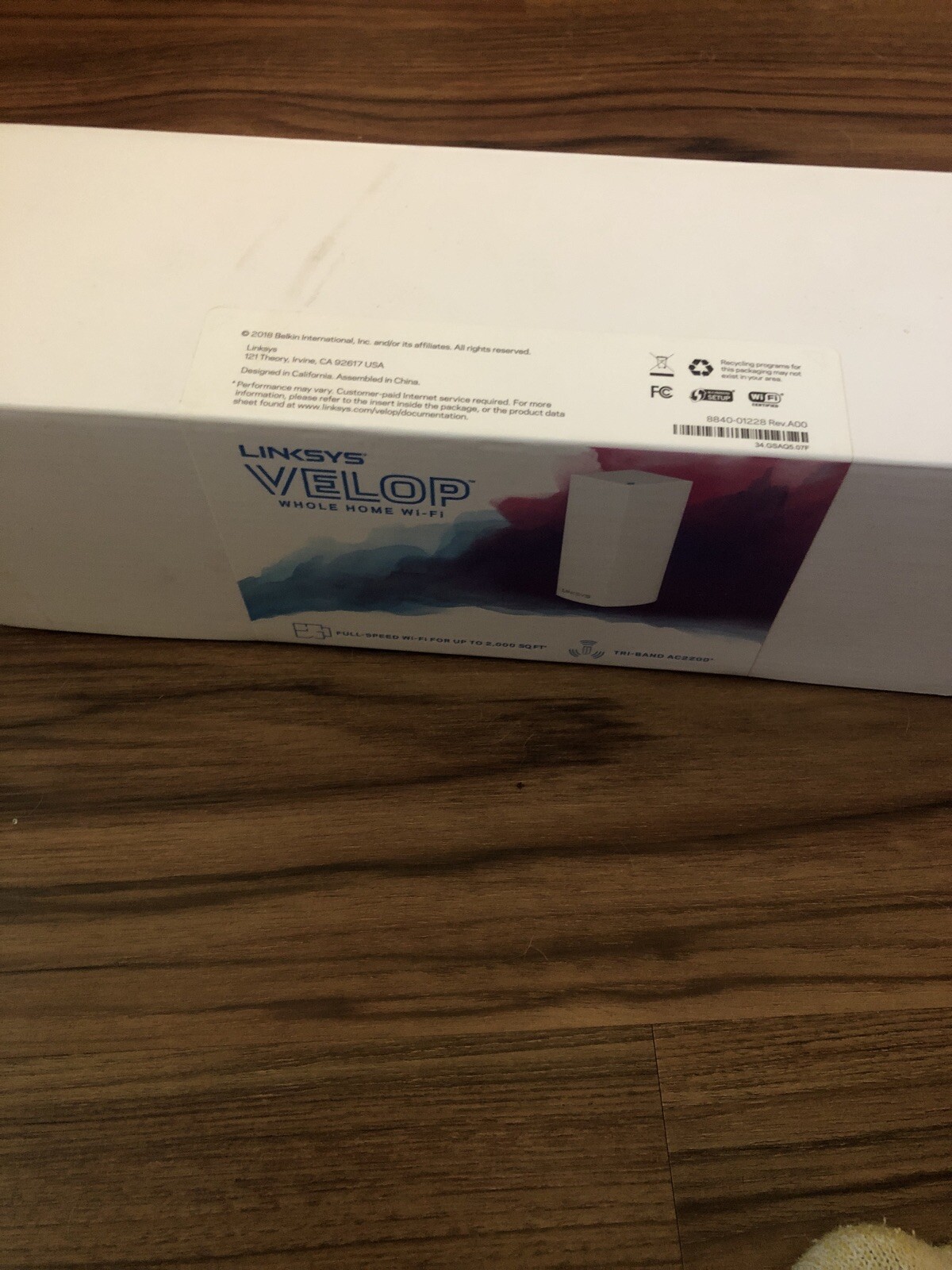 3-pack Linksys Velop Whole Home Intelligent MODULAR WiFi System AC2200 Tri-Band