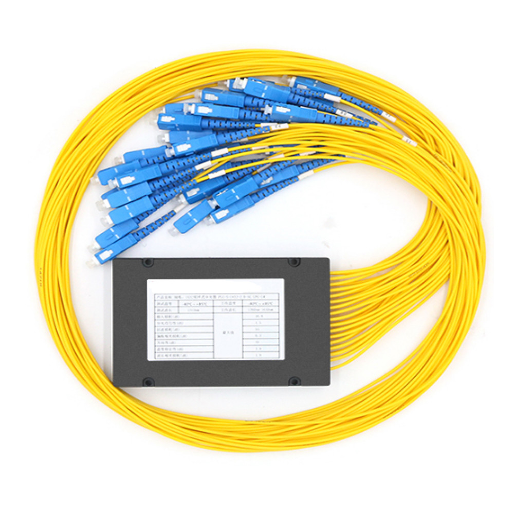 SC UPC 1x32 Fiber Optic PLC Splitter Singlemode SM Fiber pigtail FBT Splitter