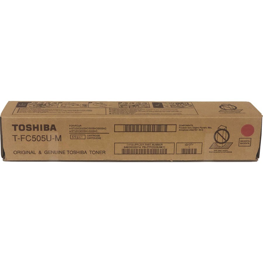 Toshiba Original High Yield Laser Toner Cartridge Magenta 1 Each