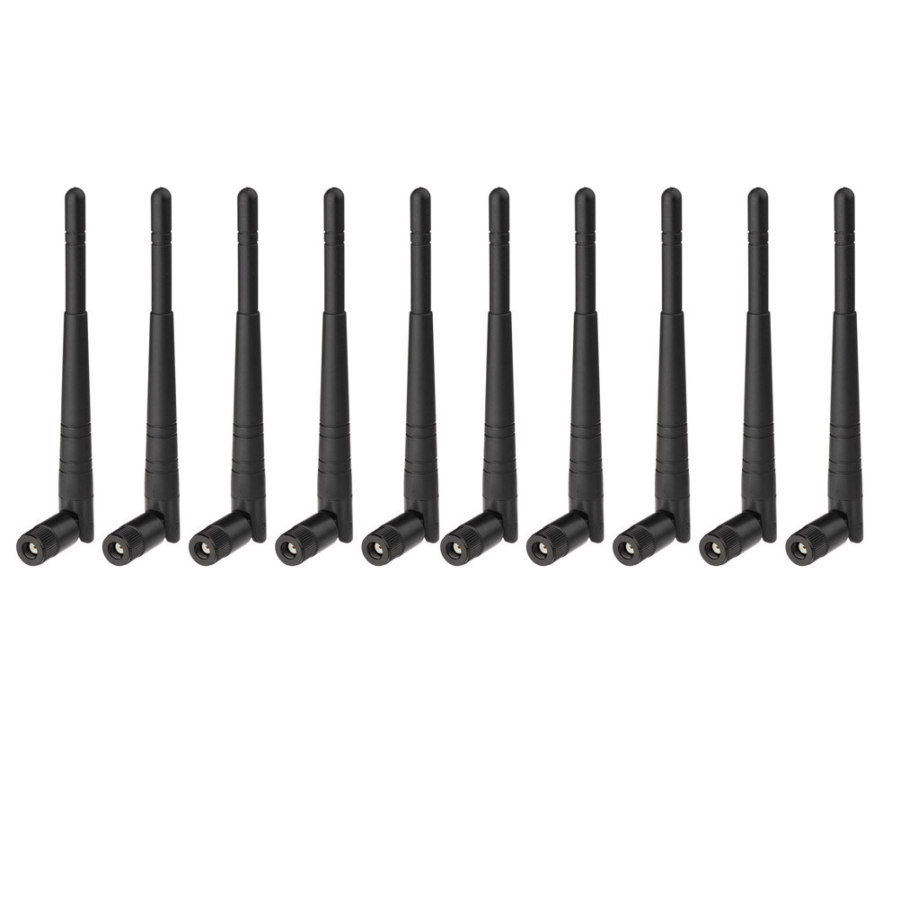 2.4GHz 5dBi RP-SMA WiFi Antenna Omni for WiFi Adapter Security IP Camera 10PCS