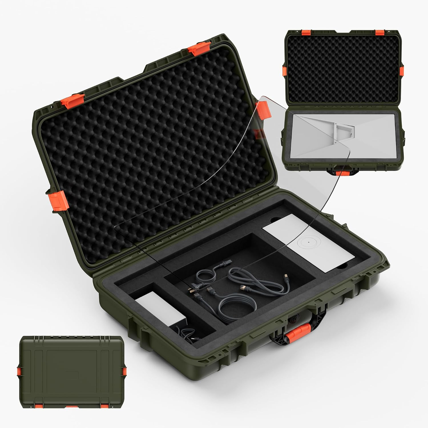 Starlink Standard Gen 3 Case, Starlink Standard 4/4X/V3/REV 4 Case Green Hard Wa