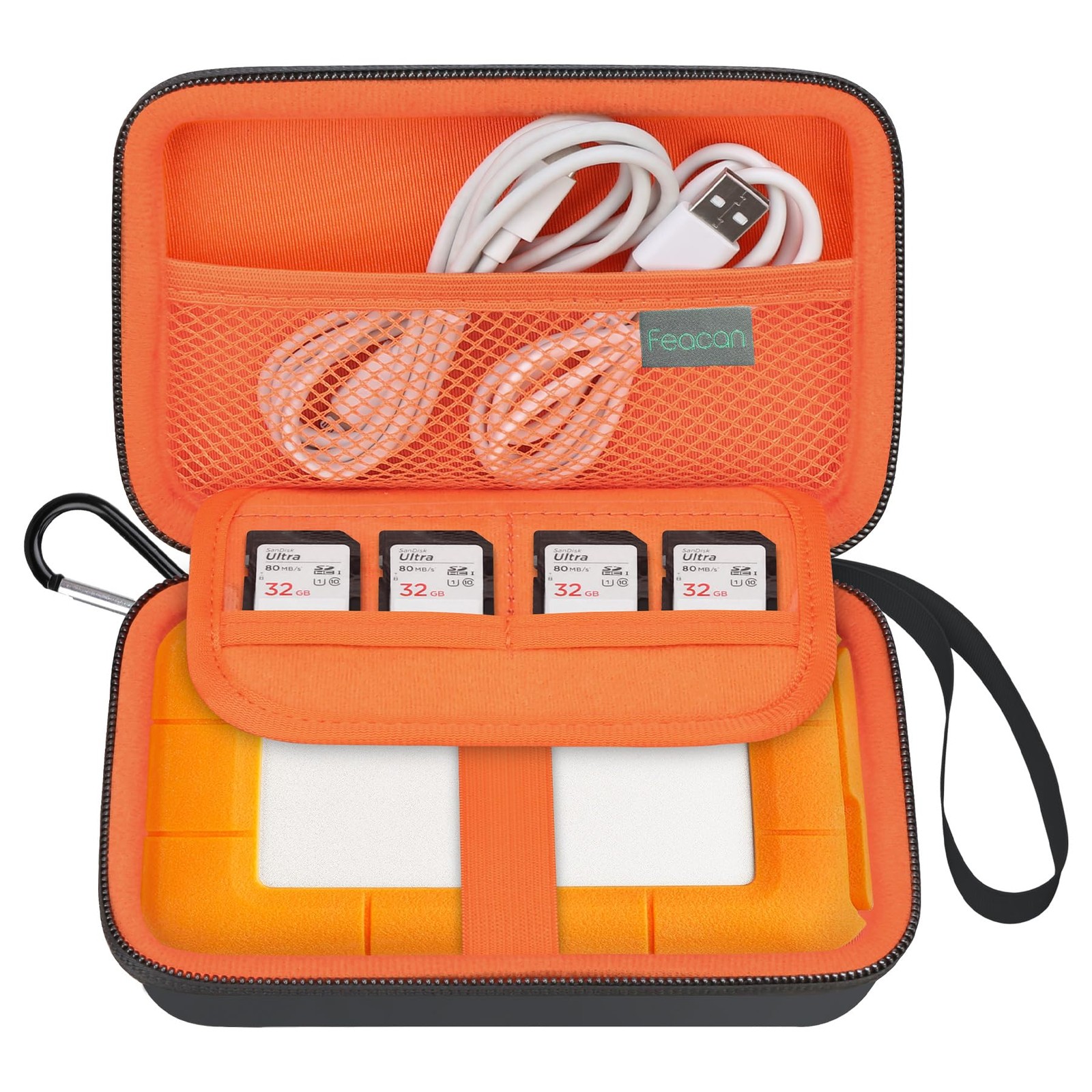 Hard Case for LaCie Rugged Mini/Rugged/Thunderbolt USB-C External Hard Drive ...