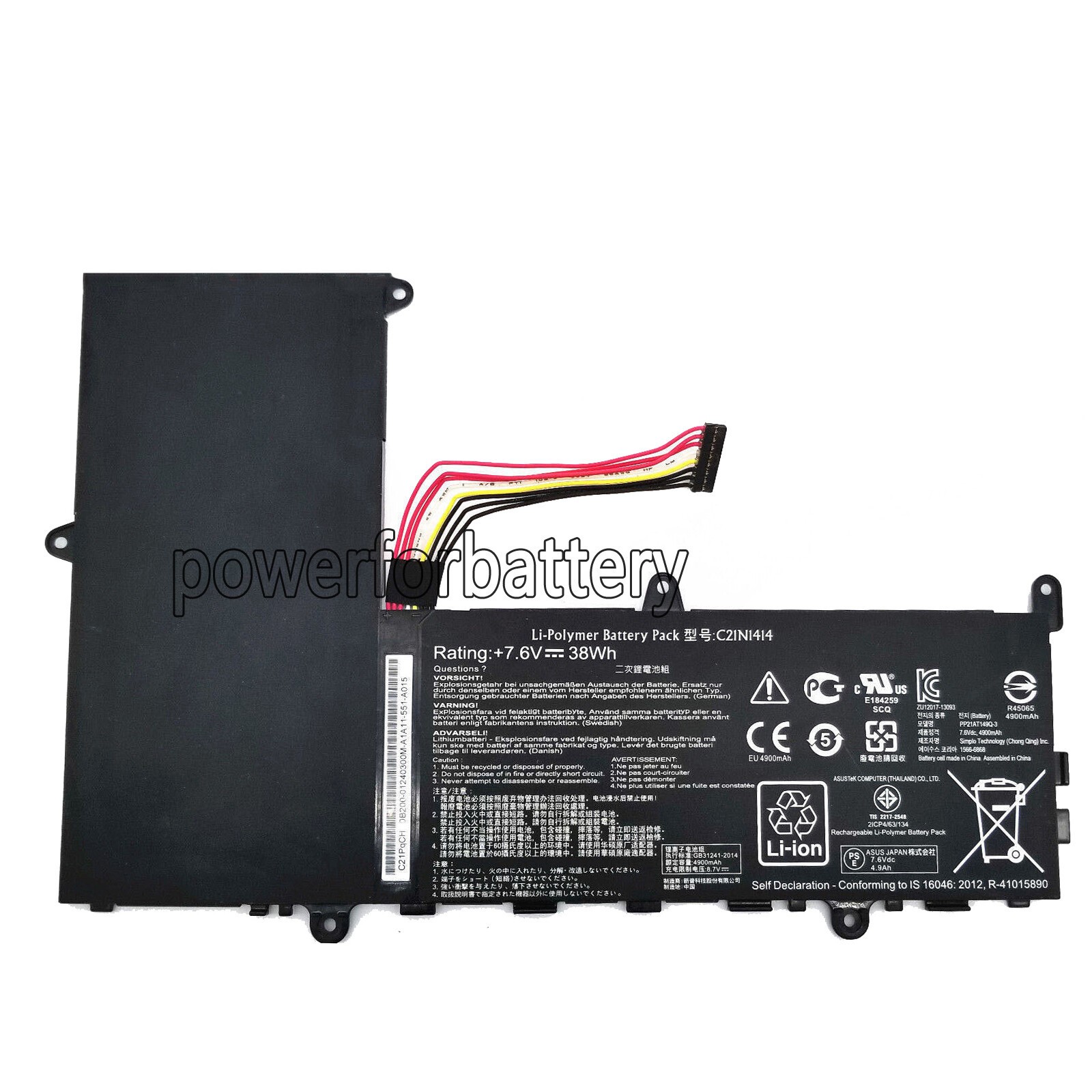 New C21N1414 Battery For As  EeeBook X205 X205TA X205TA F205TA F205TA-1A