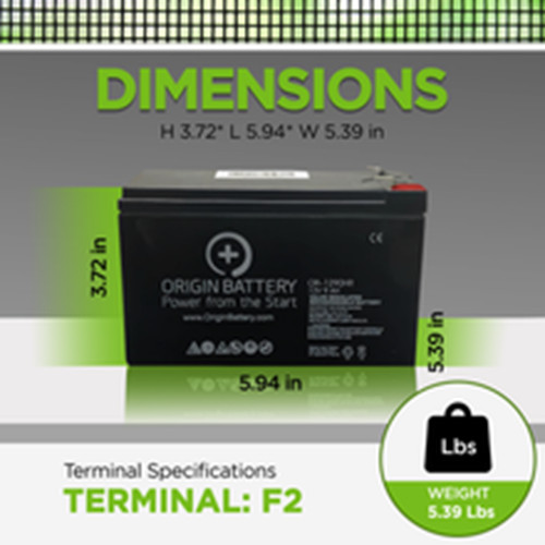 APC Back-UPS BE550R RBC17 Replacement Battery 12V 9AH SLA High-Rate UPS Power