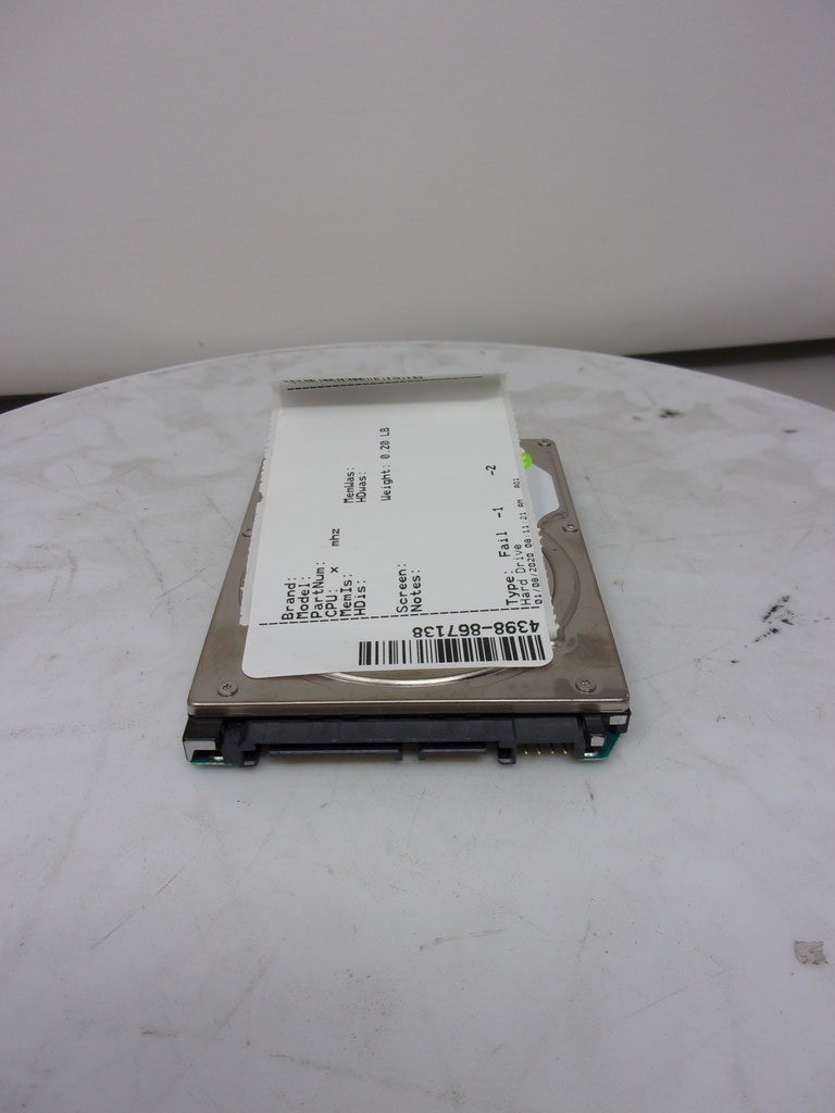 Toshiba MK2576GSX HDD2J95 Hard Drive 250GB SATA 2.5"