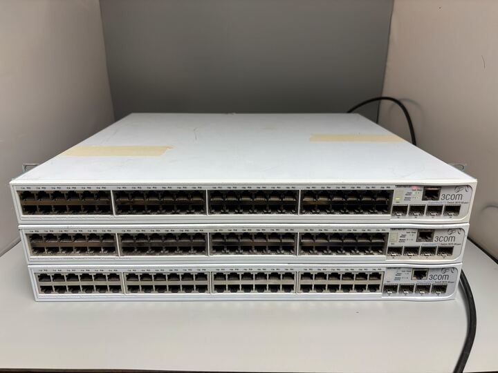 Lot of Three 3Com SuperStack-3 Switch 3870 48-Port  3CR17451-91