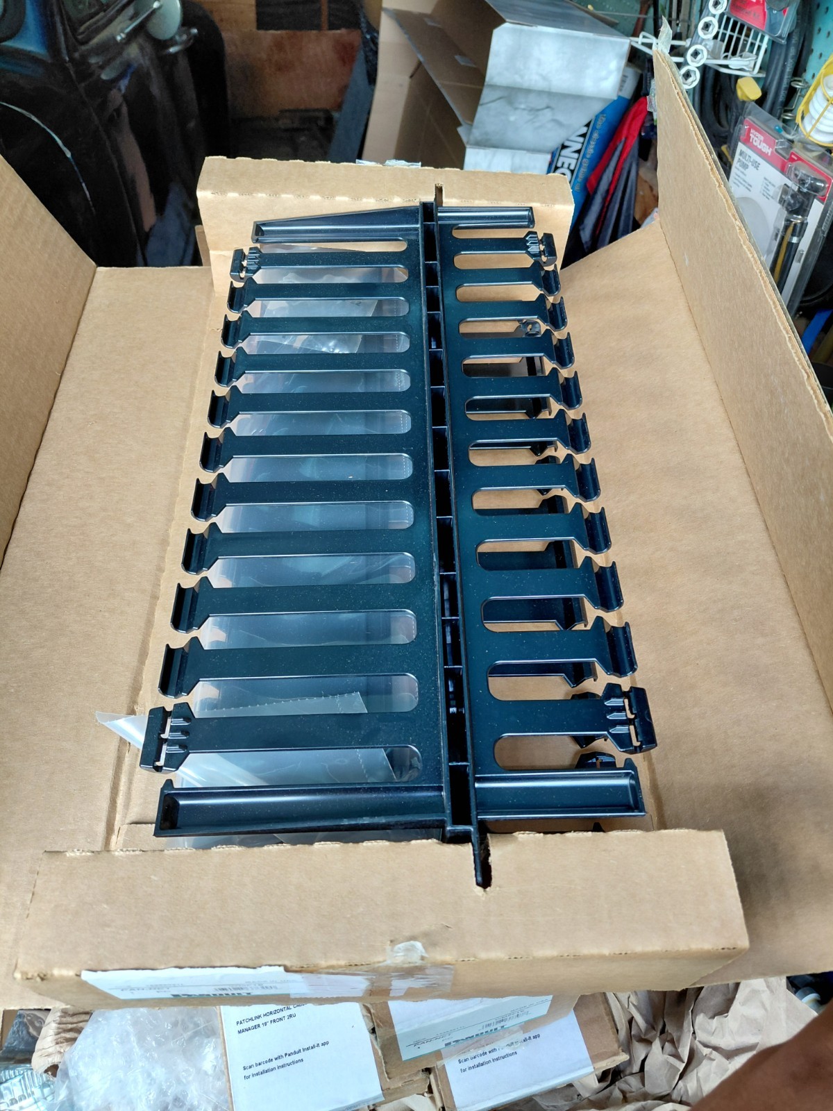 Panduit PatchLink WMP1E Horizontal Cable Manager 19" Front Rear 2RU New Open Box