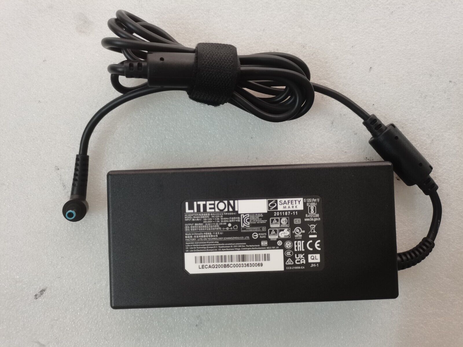 OEM LITEON 20V 11.5A PA-1231-26 For 2024 Clevo 230W 4.5*3.0mm Pin series Laptop