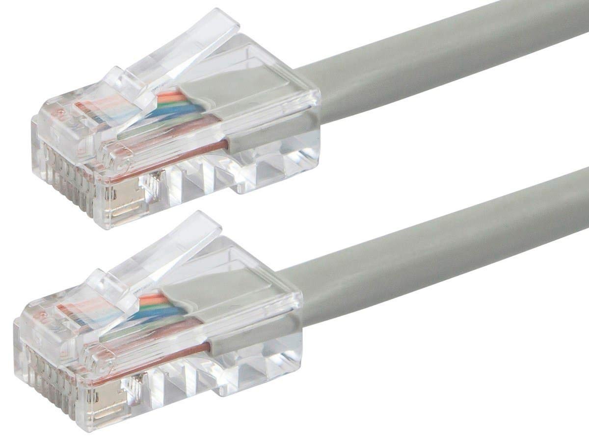Monoprice Cat6 Ethernet Cable UTP 24AWG 550MHz RJ45 15ft Gray