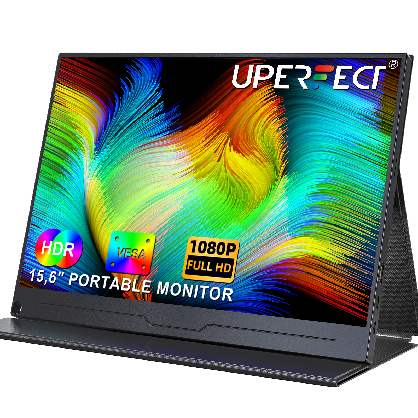 Used | Portable Monitor 15.6 Inch FHD USB-C Monitor HDMI with Smart Case