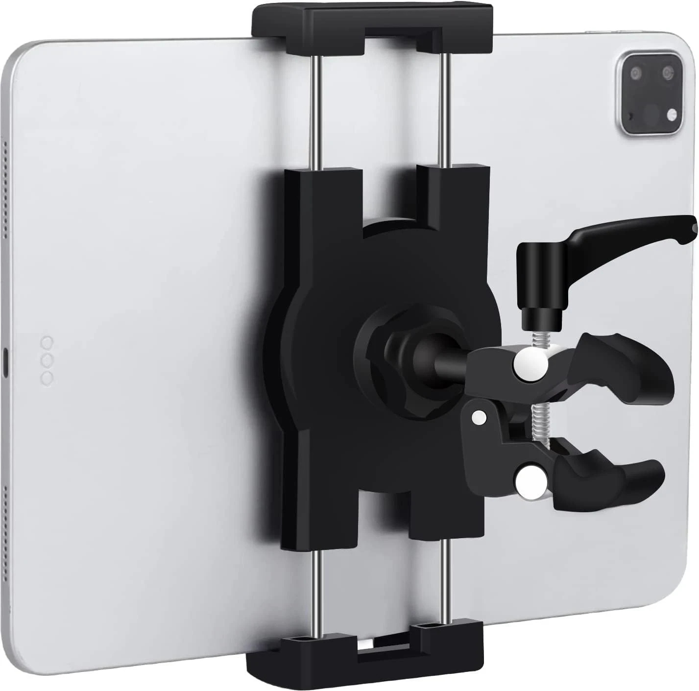Boat Helm Tablet Holder, Marine Boat Handle Bar Pole Mount, 360°Rotation Clamp N