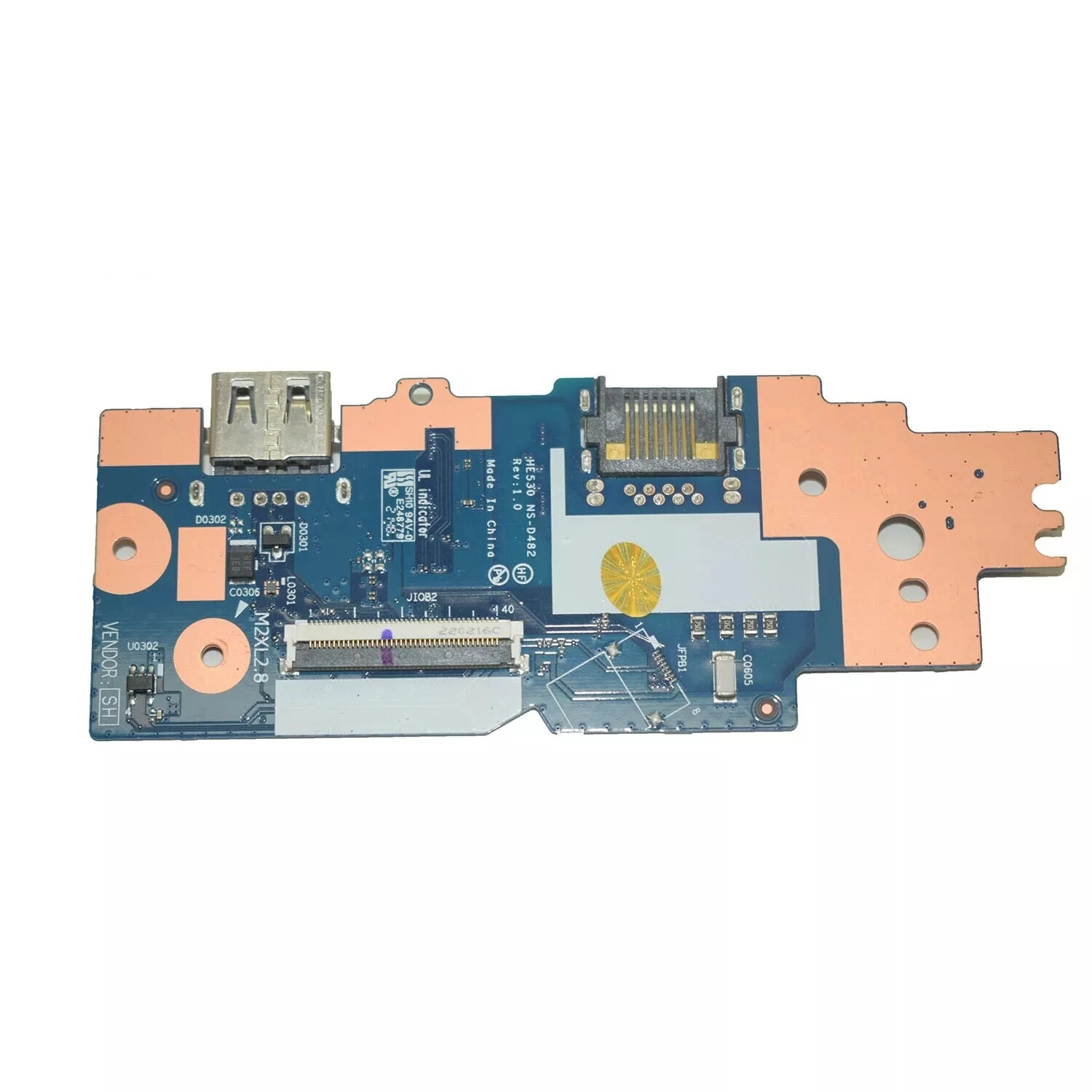 HE530 NS-D482 USB RJ45 IO Board NFPR For ThinkPad E15 Gen3 20YG 20YH 20YJ 20YK