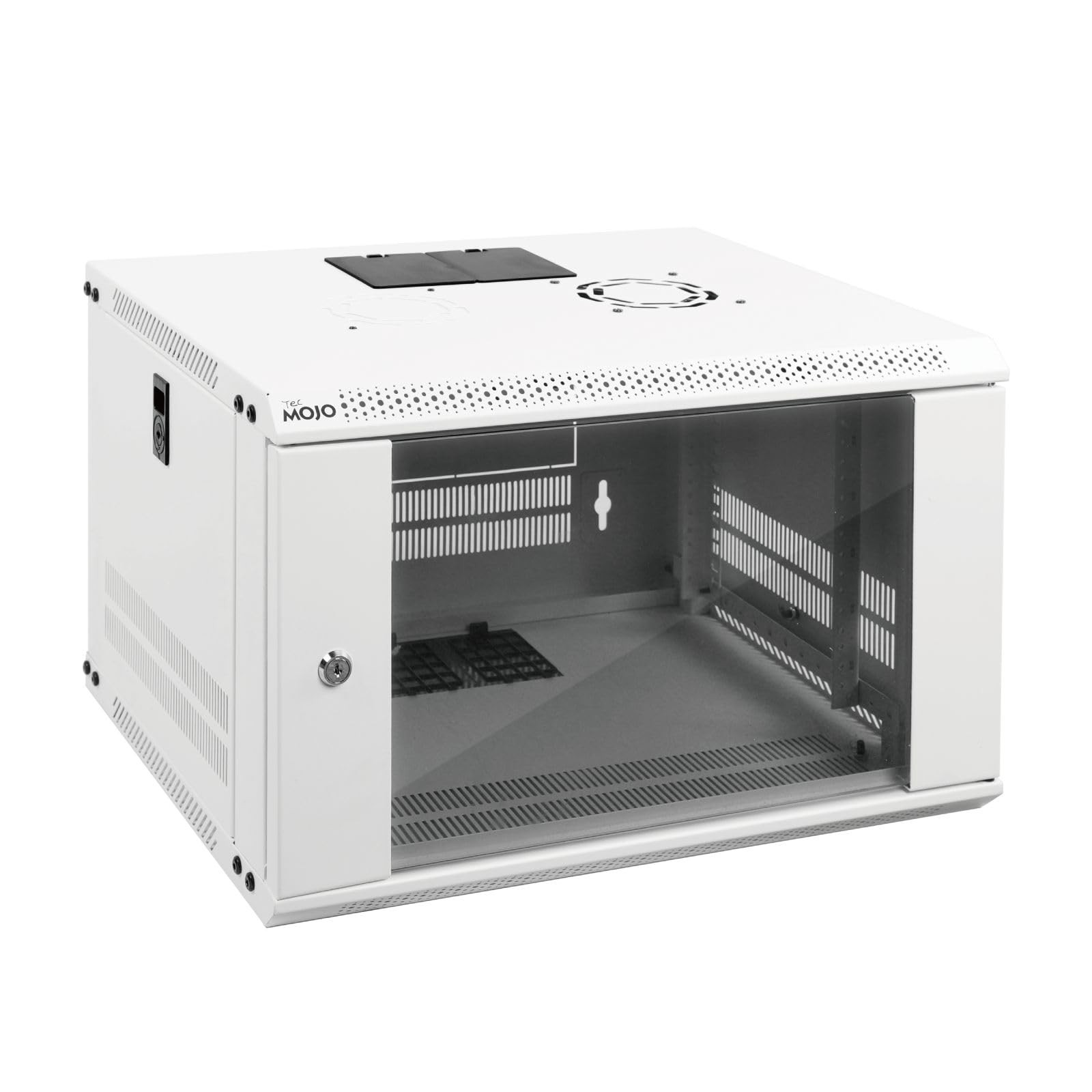 Tecmojo 6U Wall Mount Rack Network Cabinet for 19" IT Equipment,with Lockable