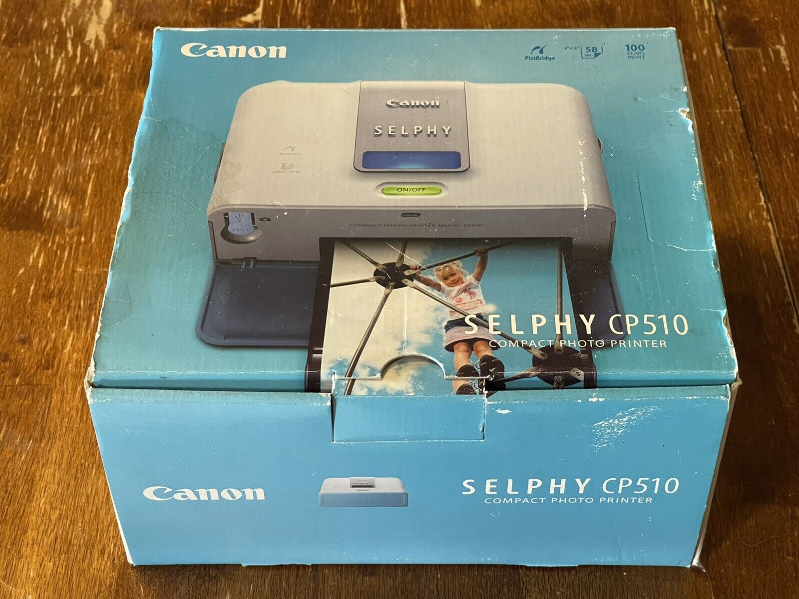 Canon Selphy CP510 Compact 4x6 Photo Thermal Printer Tested Works