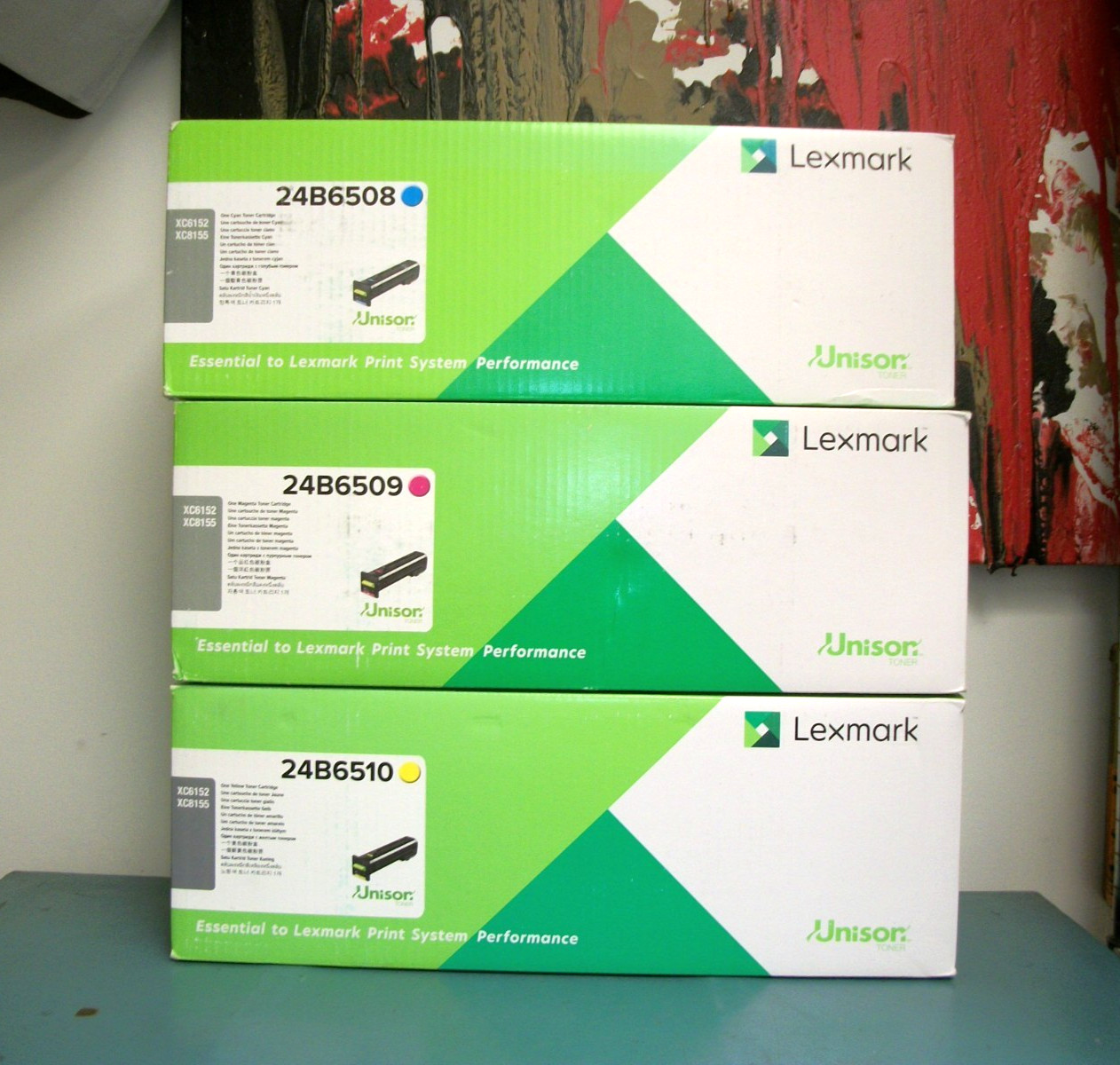LOT OF 3 - LEXMARK Unison Toner XC6152 XC8155 NEWinBOX - RF