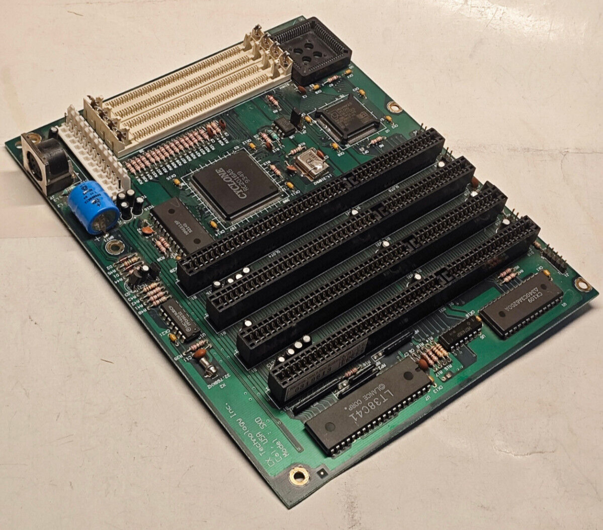 386 mini Motherboard CX Technology Inc. SXD with Am386SX-40 CPU & 2 MB + Bonus