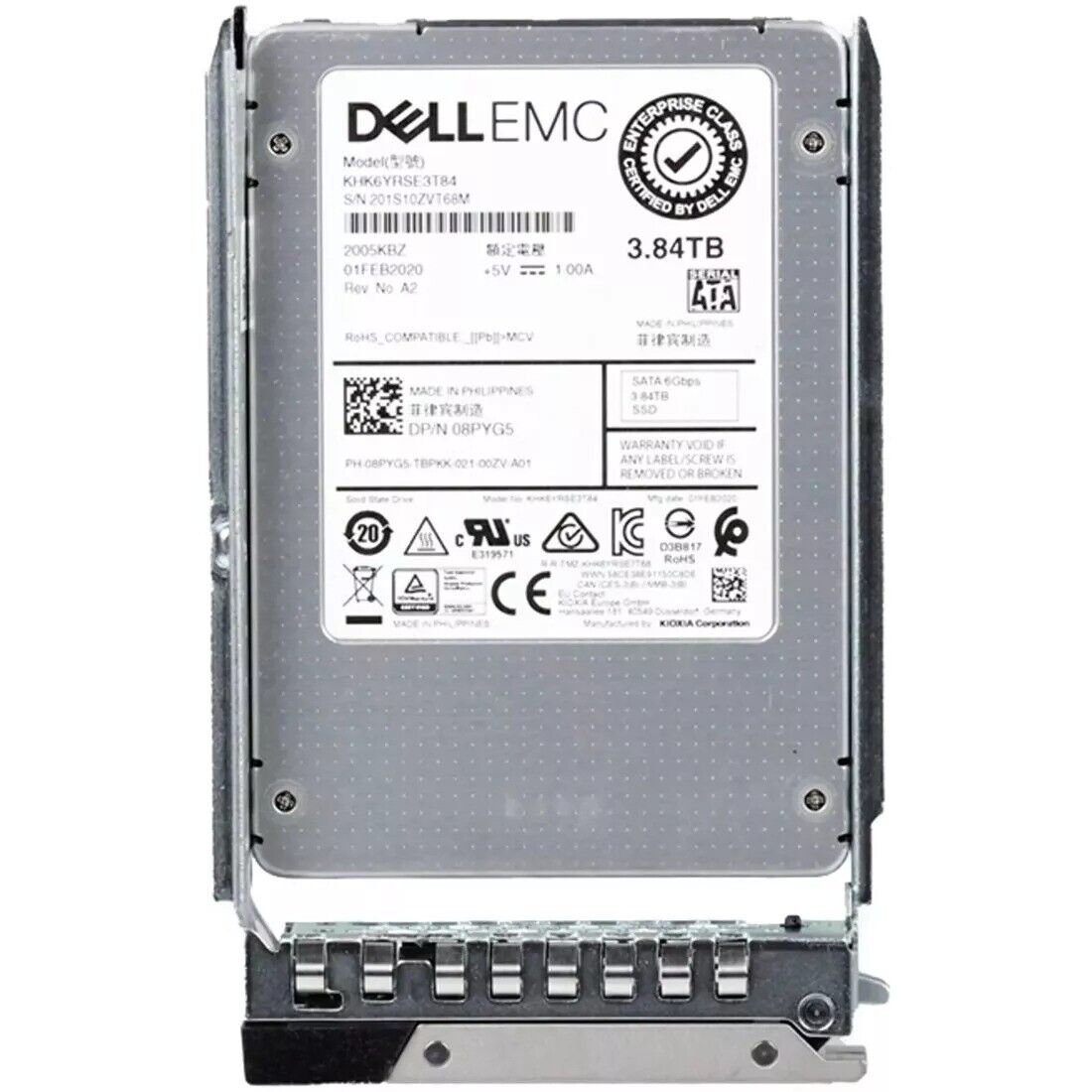 Dell 8PYG5 3.84 TB 2.5 Inches Read Intensive Internal Solid State Drive
