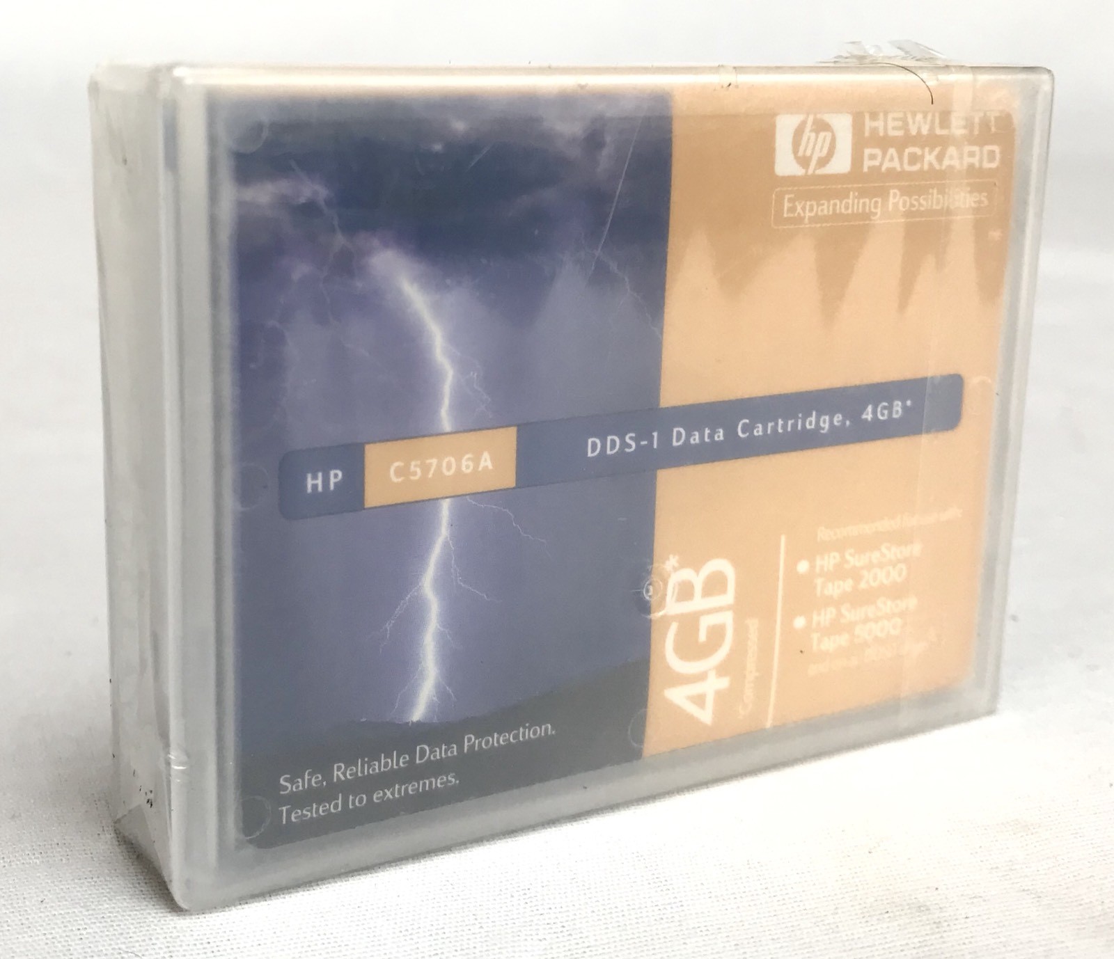 NEW FACTORY SEALED HP C5706A DDS-1 DATA CARTRIDGE 4GB