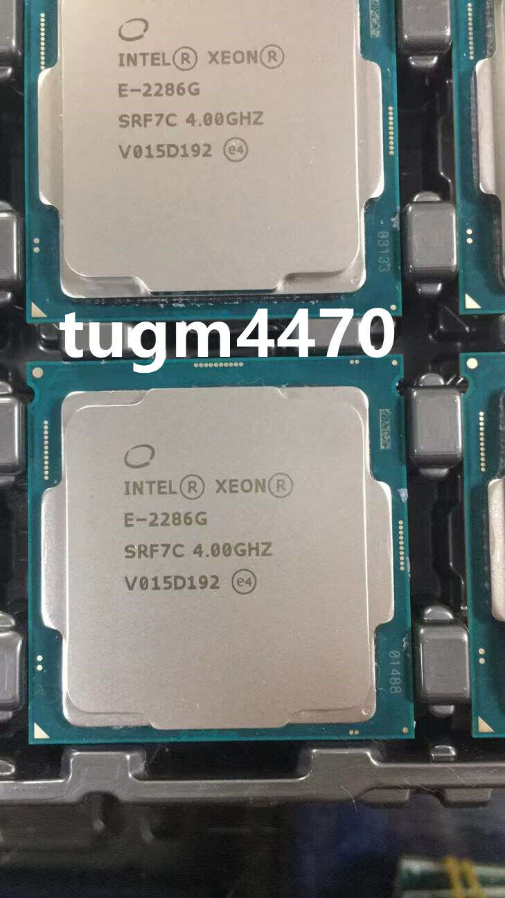 Intel Xeon E-2286G (QS) version cpu processor 4.0Ghz 6 cores 12 threads LGA 1151