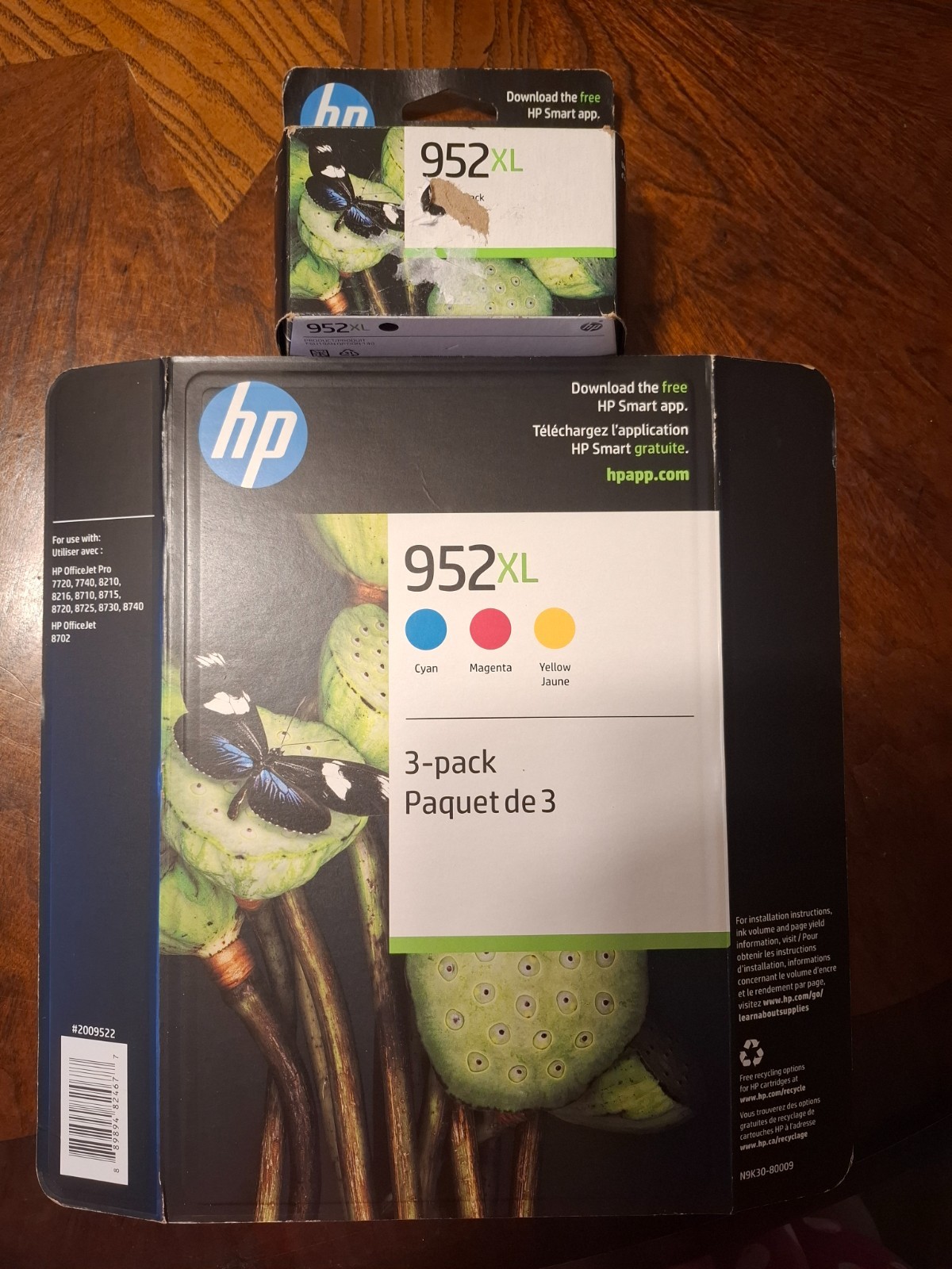 HP  952xl Black  952xl yellow magenta cyan  Ink Cartridges  Fast Ship