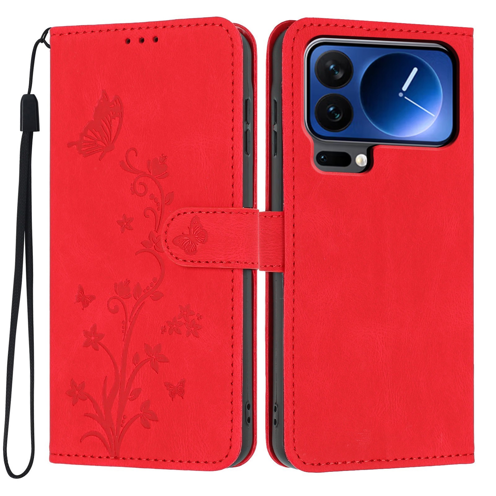 Flower Butterfly Wallet Cover Case for Honor 500 400 90 70 50 X9C X9D Magic 8 7