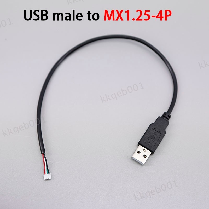 0.3M USB Male Female Terminal Cable JST 1.25/PH2.0/XH2.54-4Pin Connector Cord