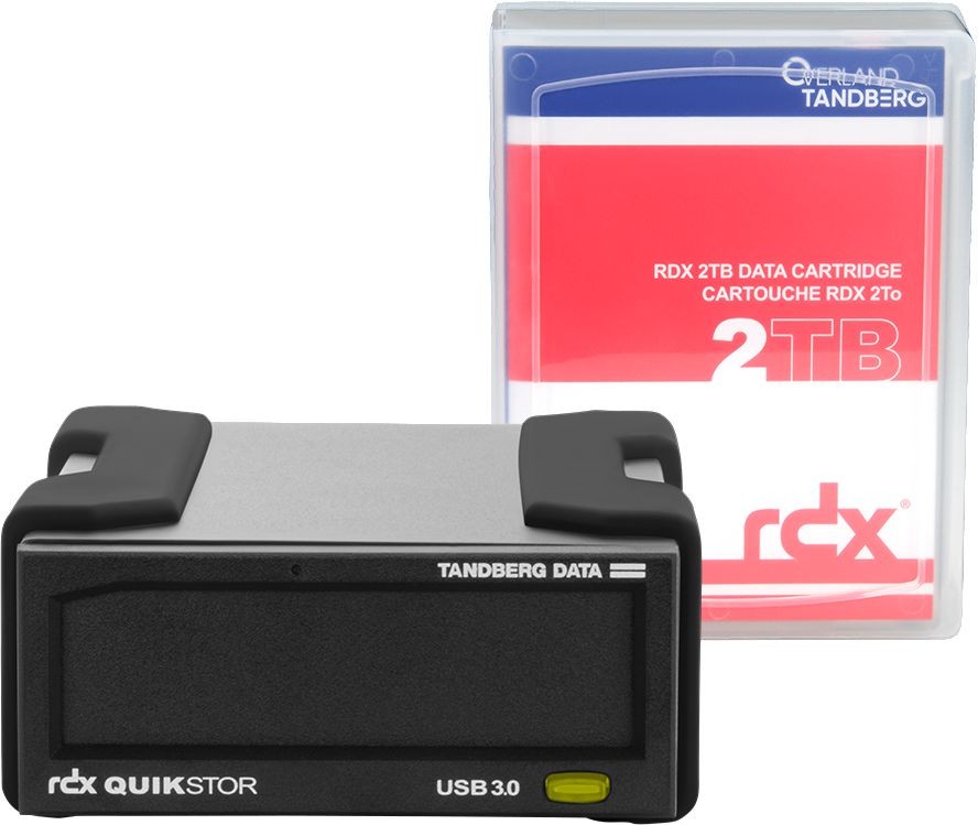 Overland-Tandberg 8865-RDX RDX Ext kit USB3+ 2.0TB External drive with 2TB, ~E~