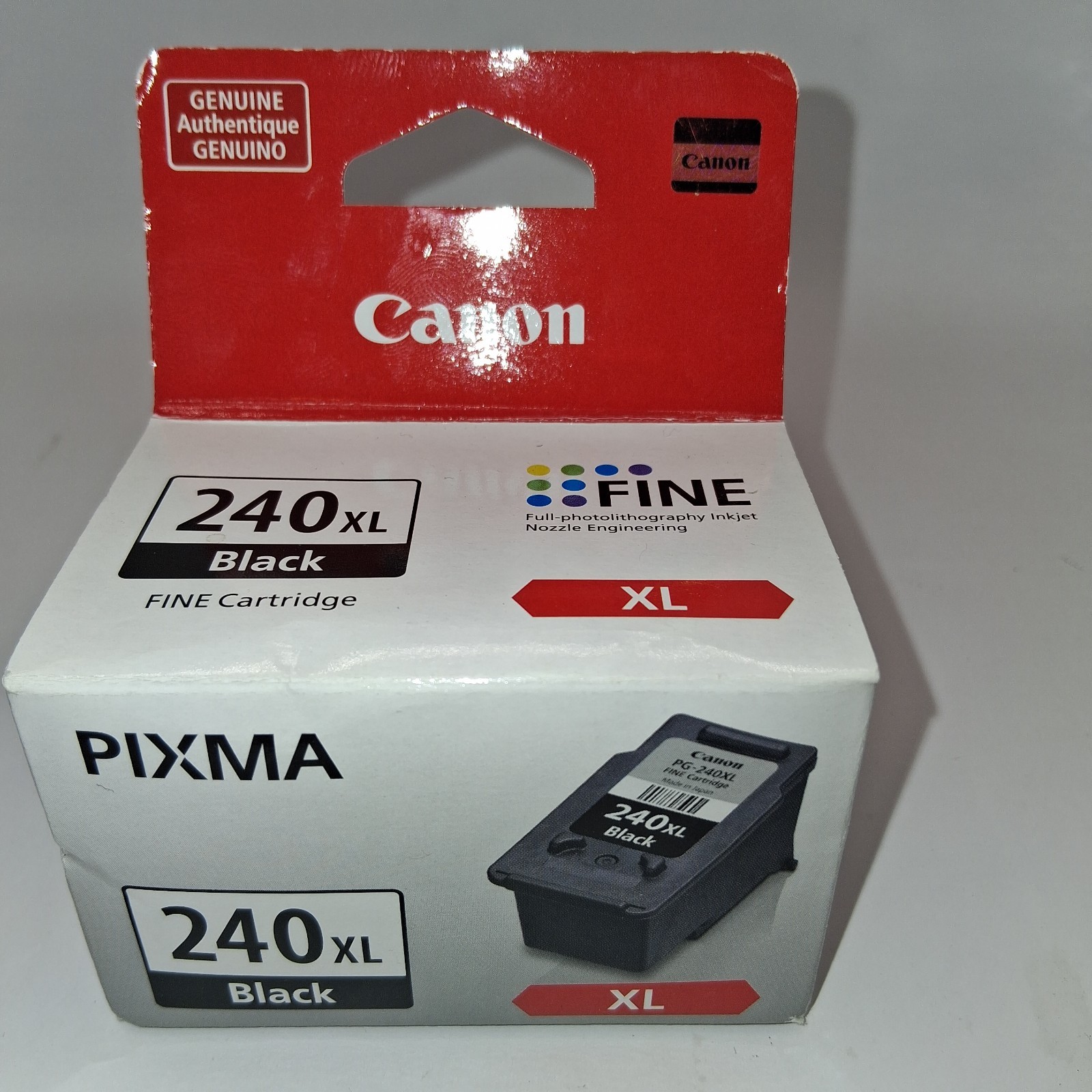 Genuine Canon 240 XL Fine Black Ink Cartridge NEW SEALED