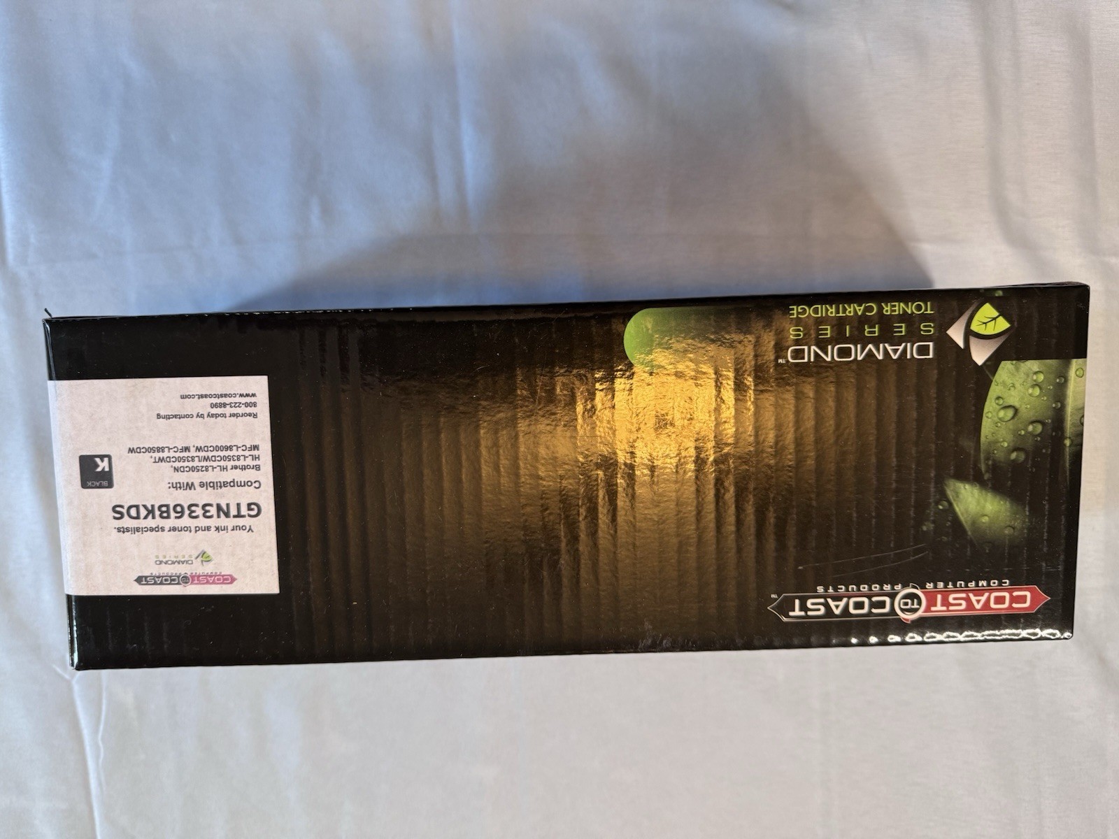 NEW Coast to Coast GTN336BKDS Black Compatible Toner Cartridge Brother TN336BK