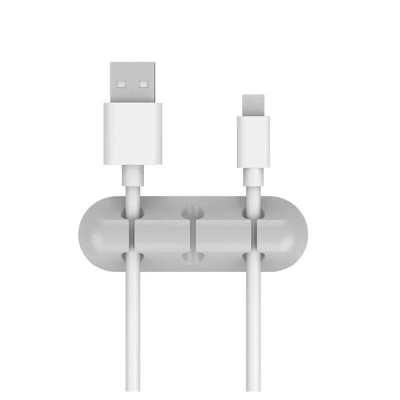 Silicone Adhesive Cable Clips Wire Organizer Holder for Desk Cable Management