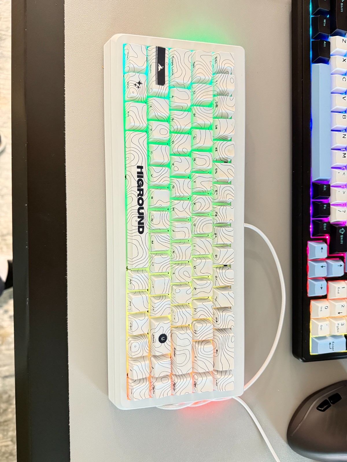 Higround Basecamp 75+ SnowStone 75% Mechanical Gaming Keyboard