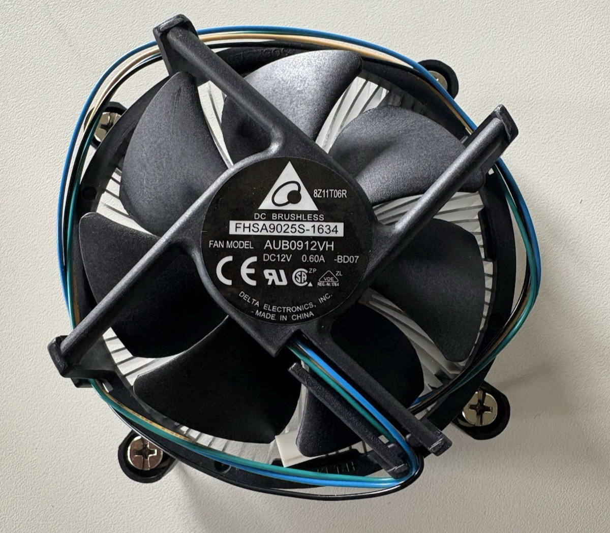 Delta Electronics CPU Cooler BPKL 1700 FHSA9025S-1634 AUB0912VH