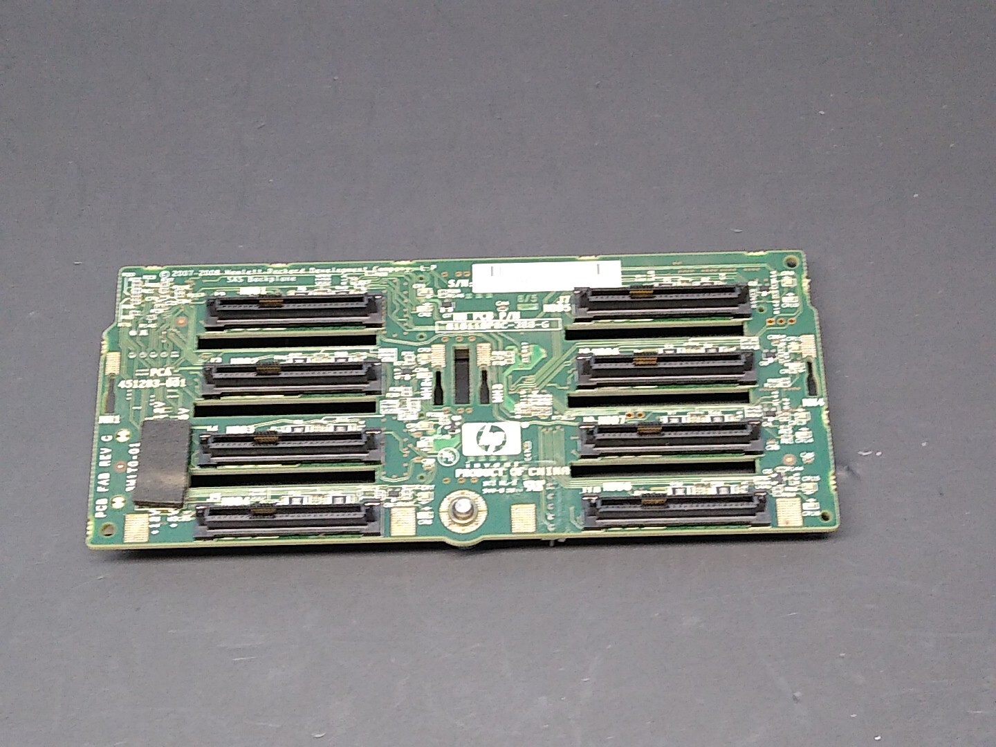 HP 507690-001 DL380 G6 G7 Server 8 Bay 2.5” SAS Hard Drive Backplane 451283-002