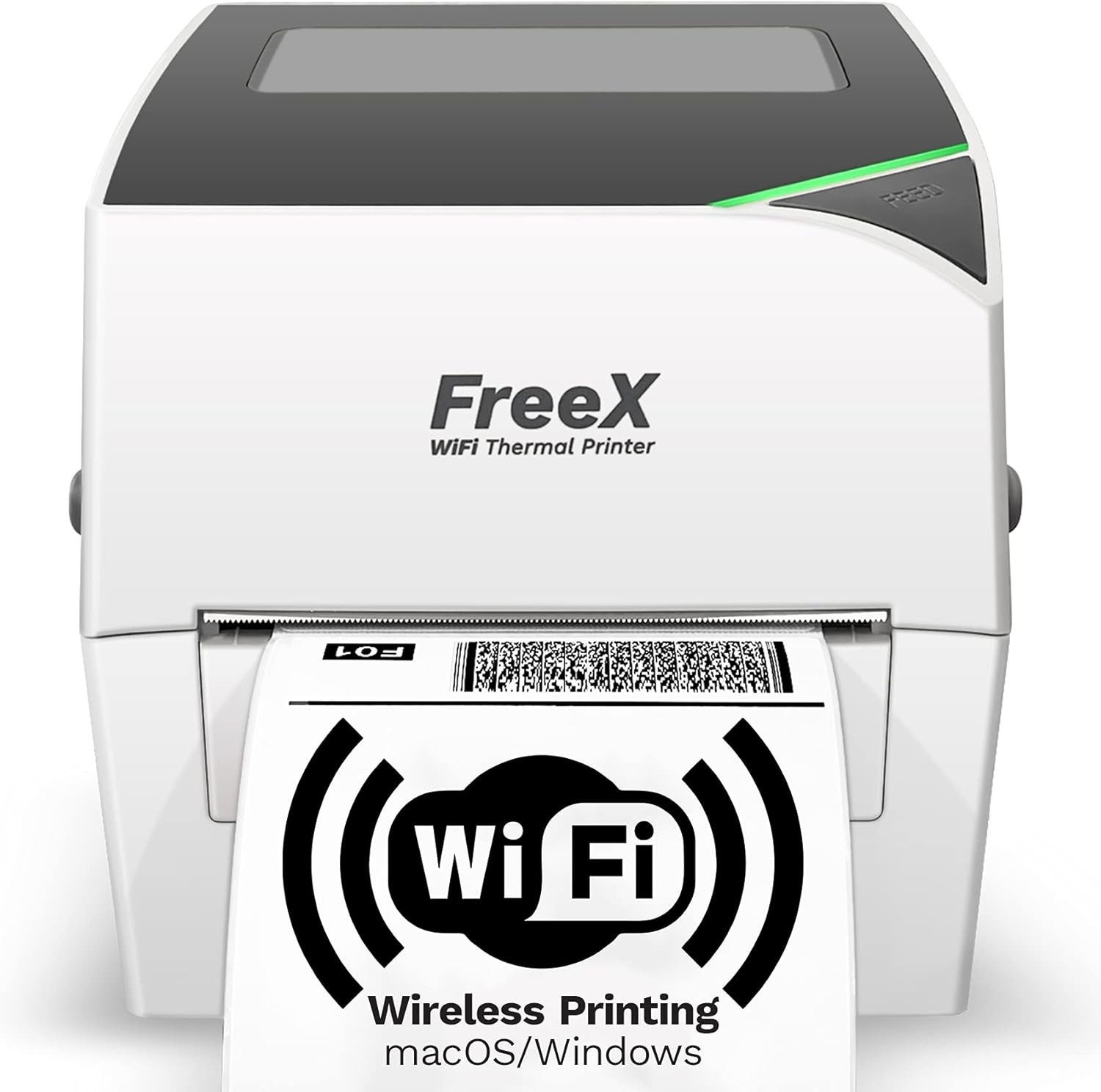 FreeX WiFi SuperRoll Wireless Thermal Printer for 4x6 Shipping Labels