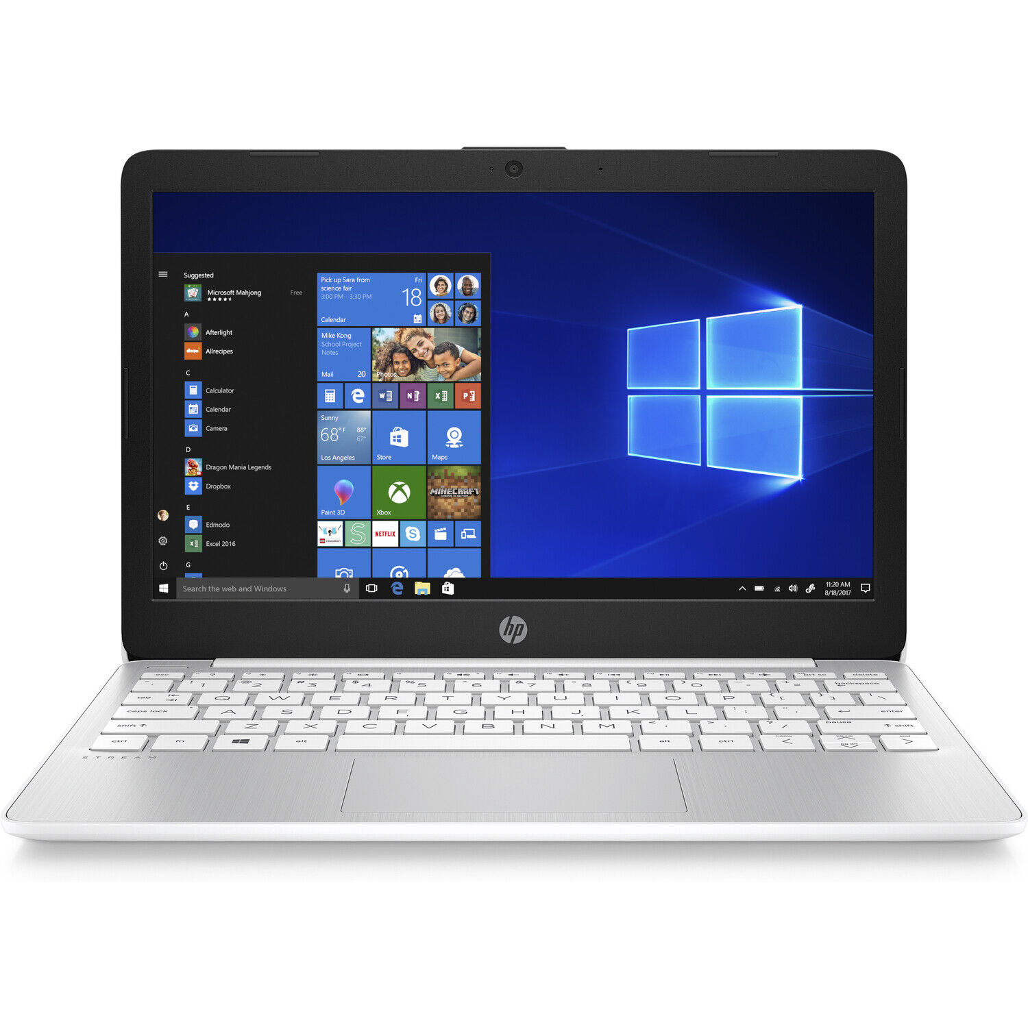 HP Stream Laptop 11-AK0040NR 11.6” HD, Intel Celeron N4120 4GB RAM, 64GB eMMC