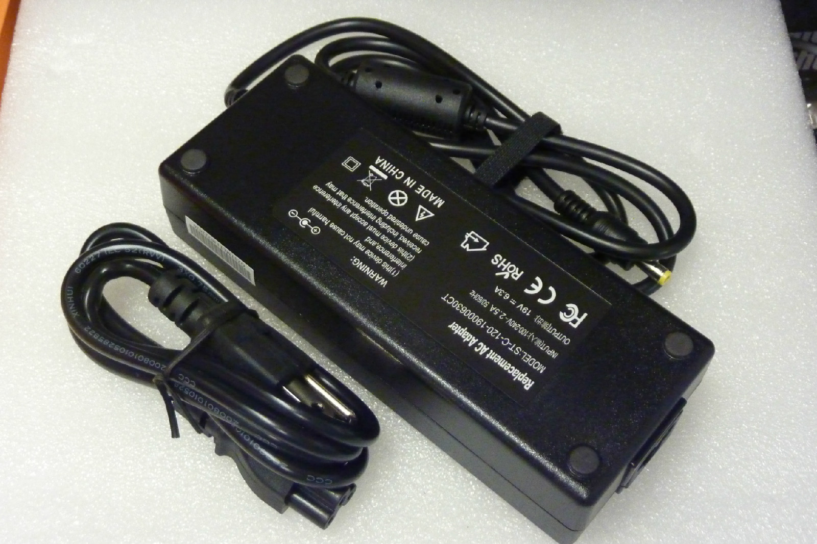 AC Adapter Power Cord Battery Charger 120W Fujitsu Lifebook N6410 N6420 N6460