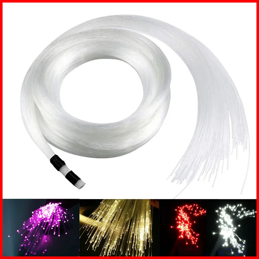 New End Glow Fiber Optic Light 0.75mm PMMA  Optical Fiber Cable for all kind LED