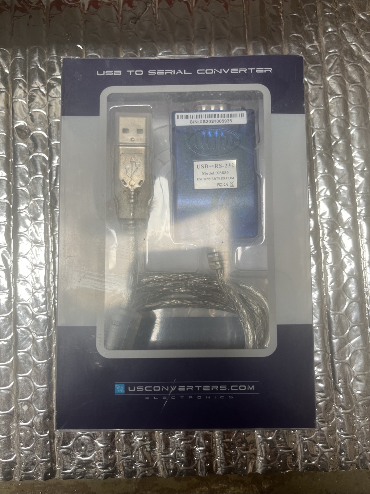 US Converter USB to Serial Converter New In Box USB