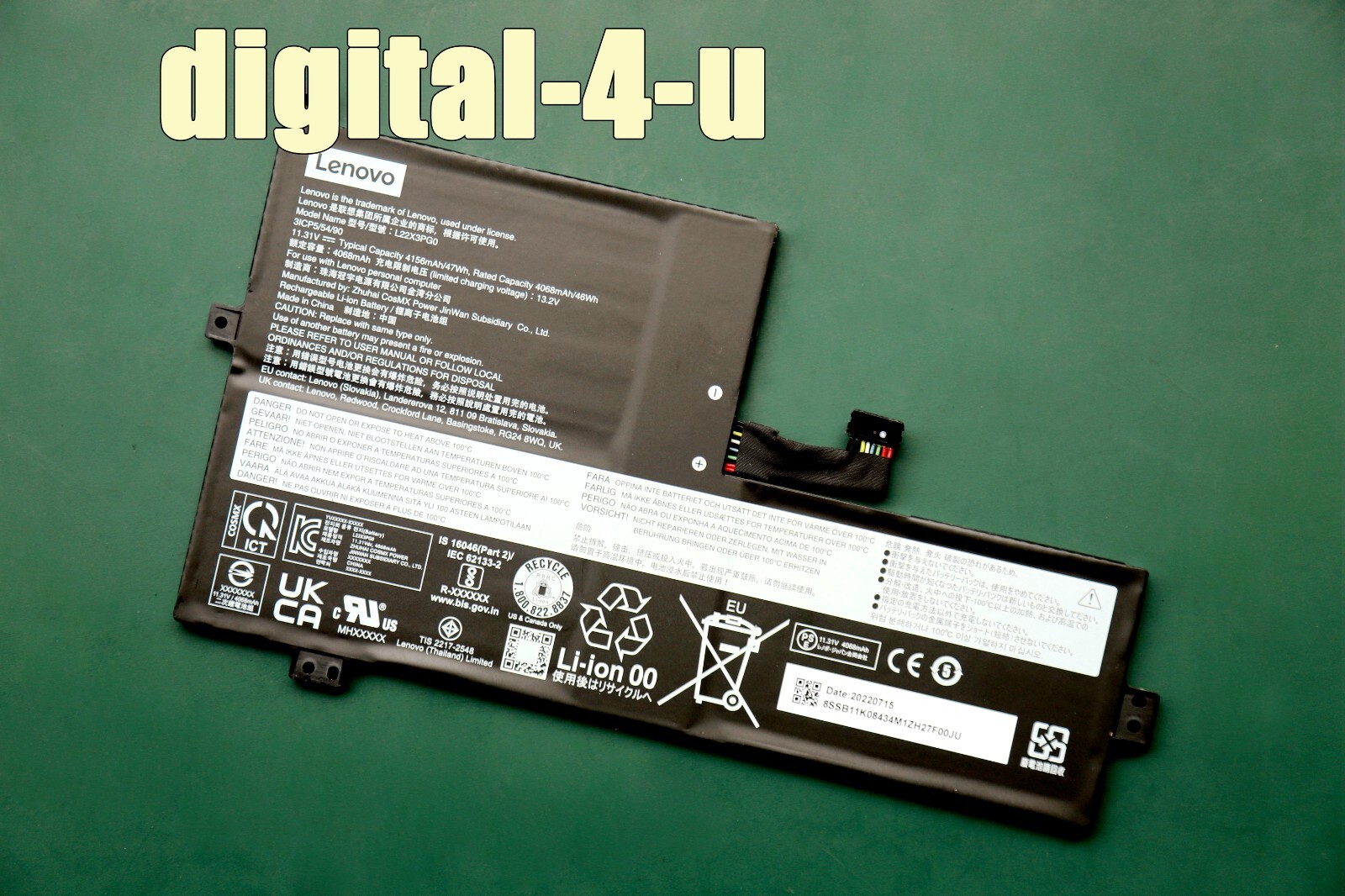 Genuine L22D3PG0 L22X3PG0 L22C3PG0 L22M3PG0 for Lenovo 100e Chromebook Gen 3