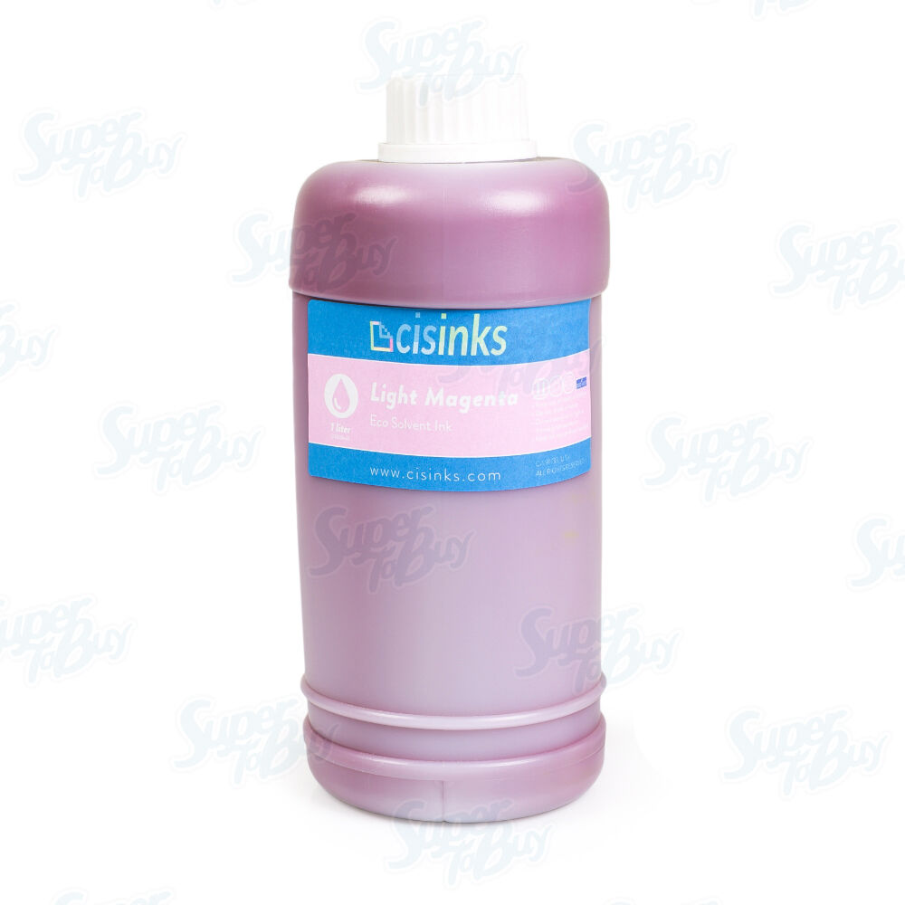 Eco-Solvent Ink LIGHT MAGENTA Bottle for Roland Mimaki Mutoh Printers 1000ml 1 L