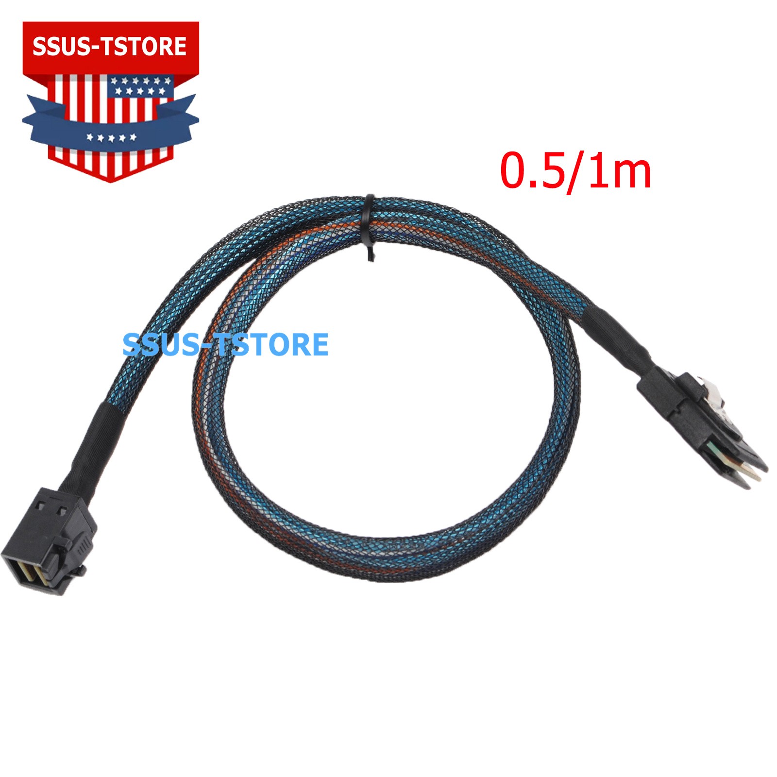 Lot Mini SAS HD SFF-8643 to SFF-8087 Internal Cable 0.5~1M for Server RAID, 6G