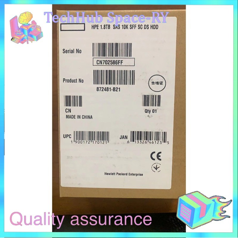 1PCS 872481-B21 NEW HPE 872738-001 1.8TB SAS 10K 12Gb/s 2.5" SC 512E HDD Hard D