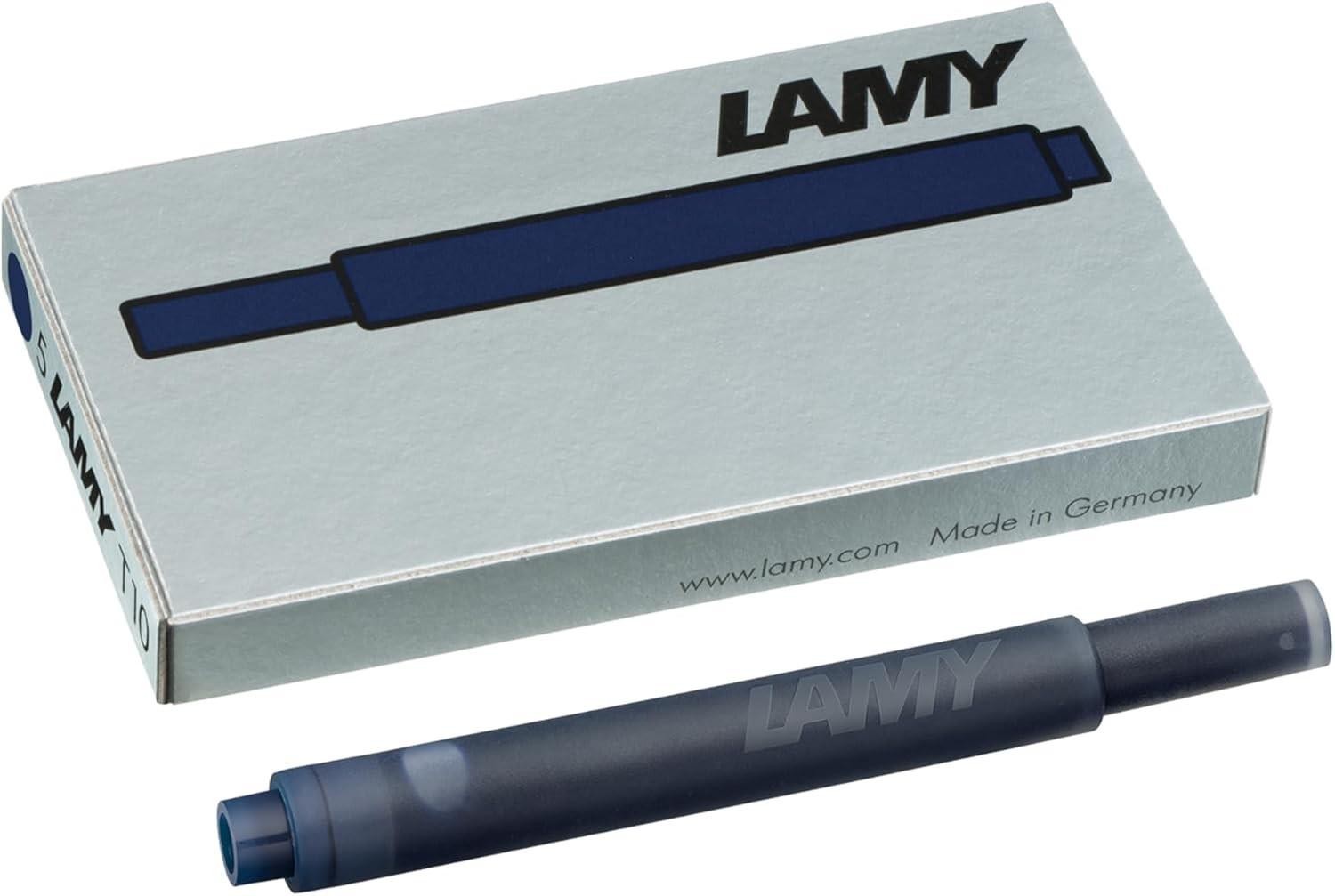 Lamy T10 Fountain Pen Ink Refills. Blue/black 4 Boxes