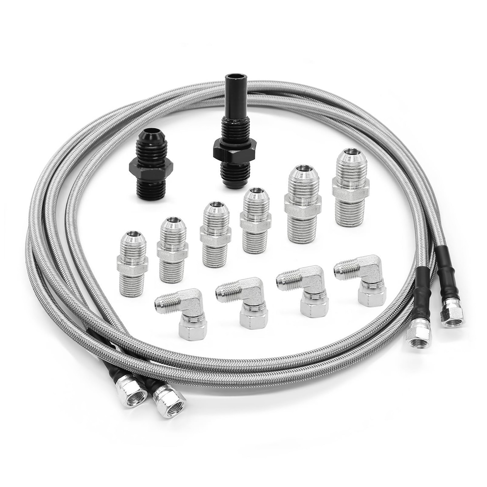 Yunnergo 70" Transmission Cooler Lines Kit Compatible with 4L80E TH400 700R4