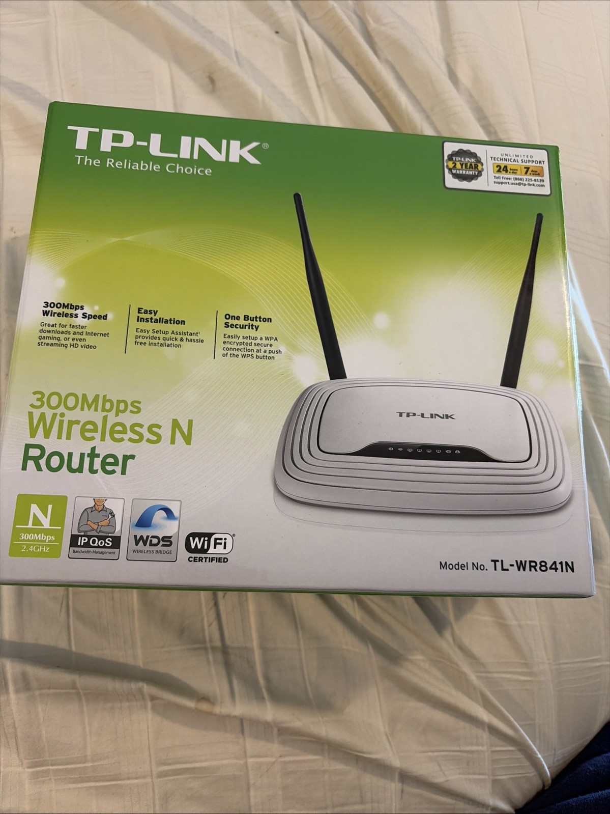 TP-Link TL-WR841N 300Mbps Wireless N WiFi Router WPS 4-Port Ethernet 2.4GHz New?