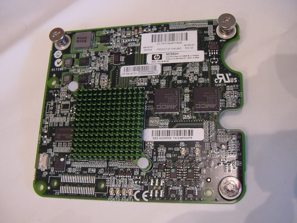 HP NC550m DUAL PORT FLEX-10 10GbE BL-c ADAPTER
