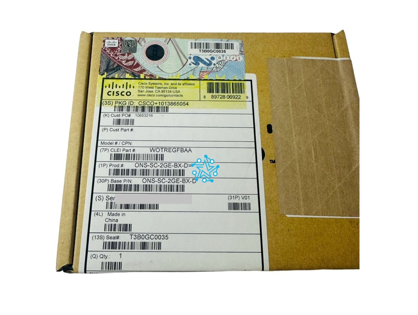 NEW Genuine Cisco ONS-SC-2GE-BX-D 1Gbps 1000Base-BX10 1490nm Dual Channel SFP