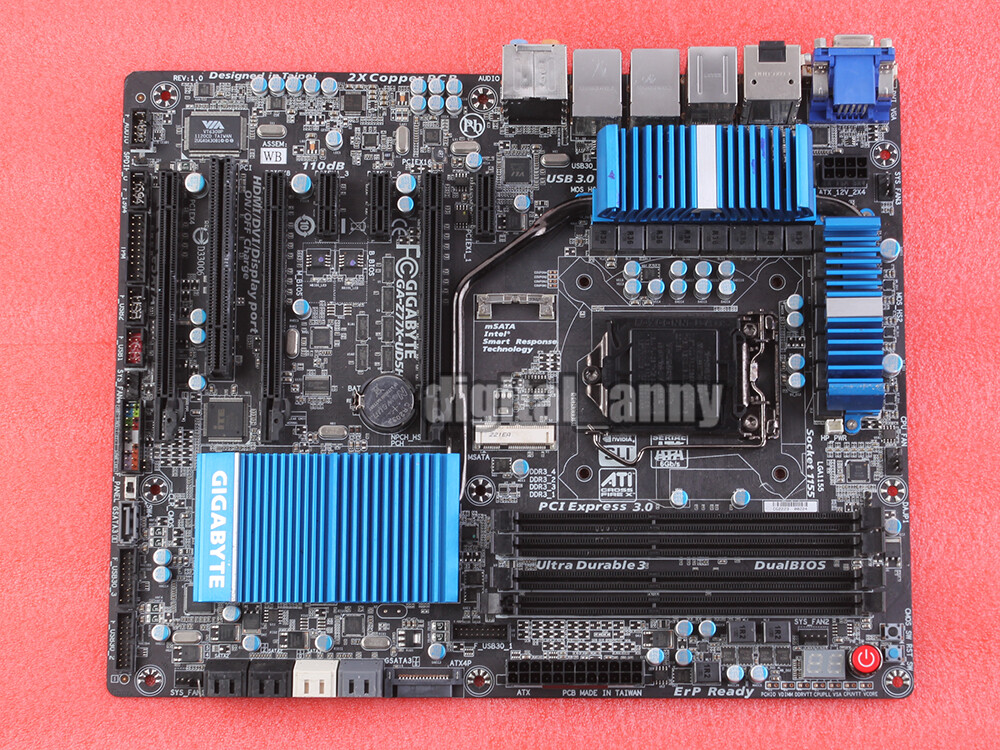 GIGABYTE GA-Z77X-UD5H Intel Z77 LGA 1155 DDR3 HDMI VGA gaming ATX Motherboard