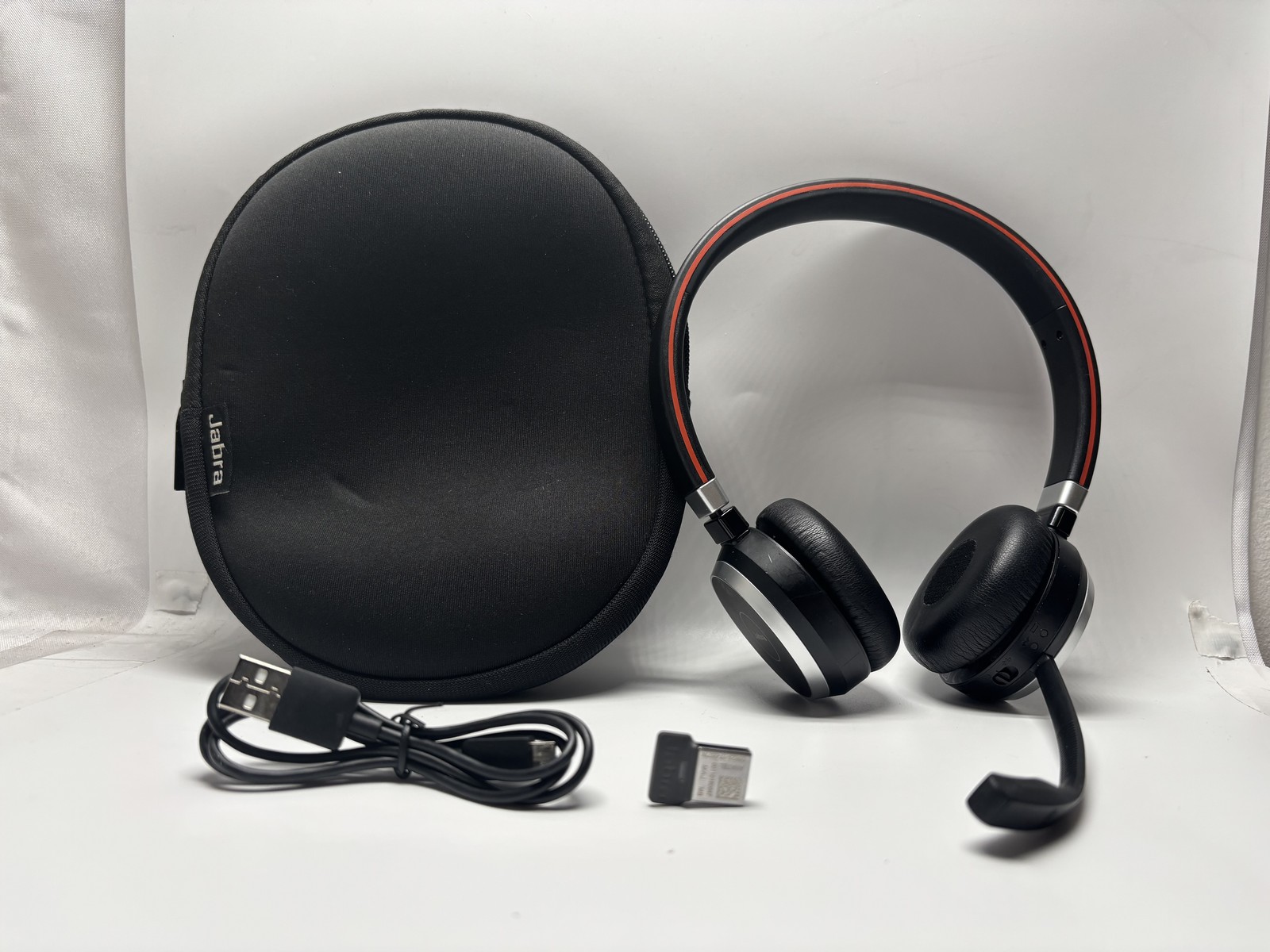 Jabra Evolve 65 MS Stereo Bluetooth Wireless Headset Duo Refur Microsoft